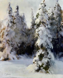 'Snowy Pines' by Karen Vance