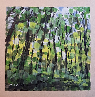 'Spring' - Mixed Media Painting by Matthew Allton
