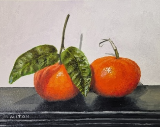 'Tangerines' - Original Oil Painting by Matthew Allton